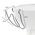 Support universel pour couvercle de barbecue à charbon de 47 cm et 57 cm