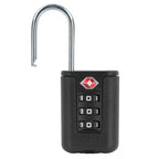 Cadenas à combinaison TSA, 3 chiffres, cadenas ABS avec code numérique