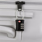 Cadenas à combinaison TSA, cadenas en zinc à 3 chiffres avec code numérique
