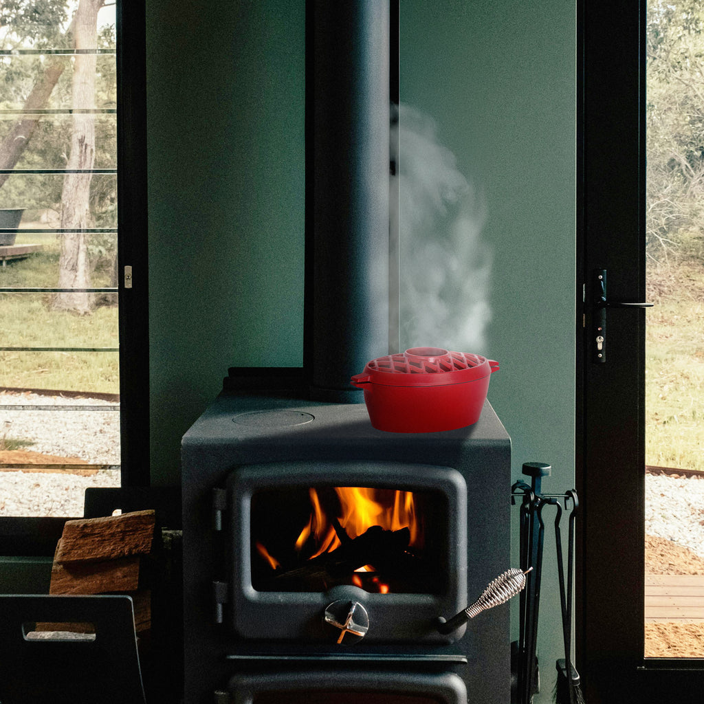 Humidificateur, 2,7 litres, en fonte émaillée