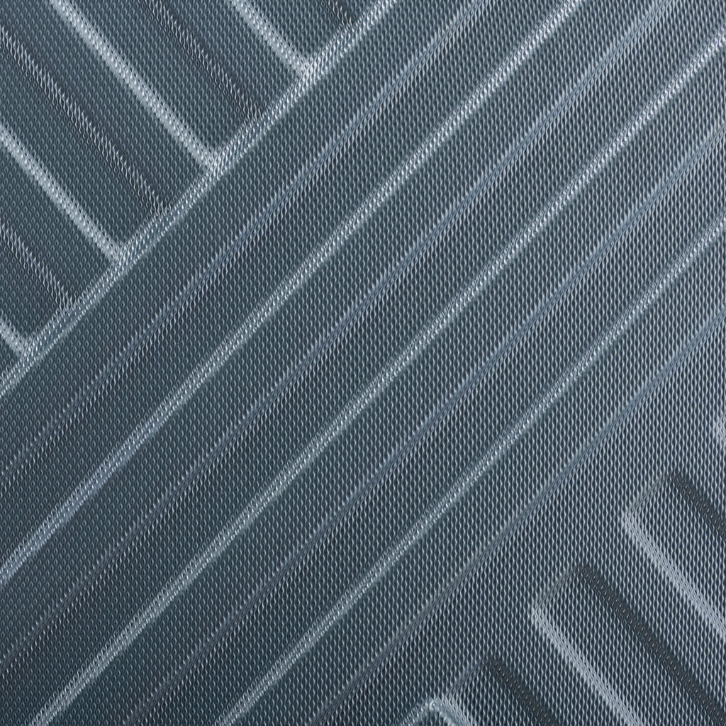 Herringbone suitcases, set of 3, ABS travel suitcases, with combination lock