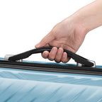 Herringbone suitcases, set of 3, ABS travel suitcases, with combination lock