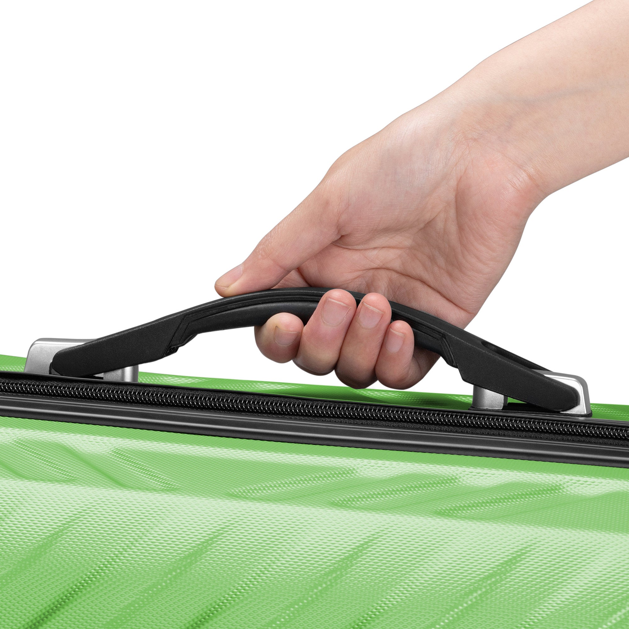 Herringbone suitcases, set of 3, ABS travel suitcases, with combination lock