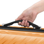 Herringbone suitcases, set of 3, ABS travel suitcases, with combination lock
