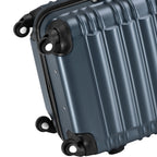 "Striped" suitcases, set of 4, ABS travel suitcases, with combination lock