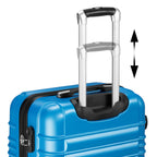 "Striped" suitcases, set of 4, ABS travel suitcases, with combination lock