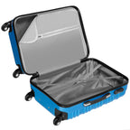 "Striped" suitcases, set of 4, ABS travel suitcases, with combination lock