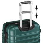 "Striped" suitcases, set of 4, ABS travel suitcases, with combination lock