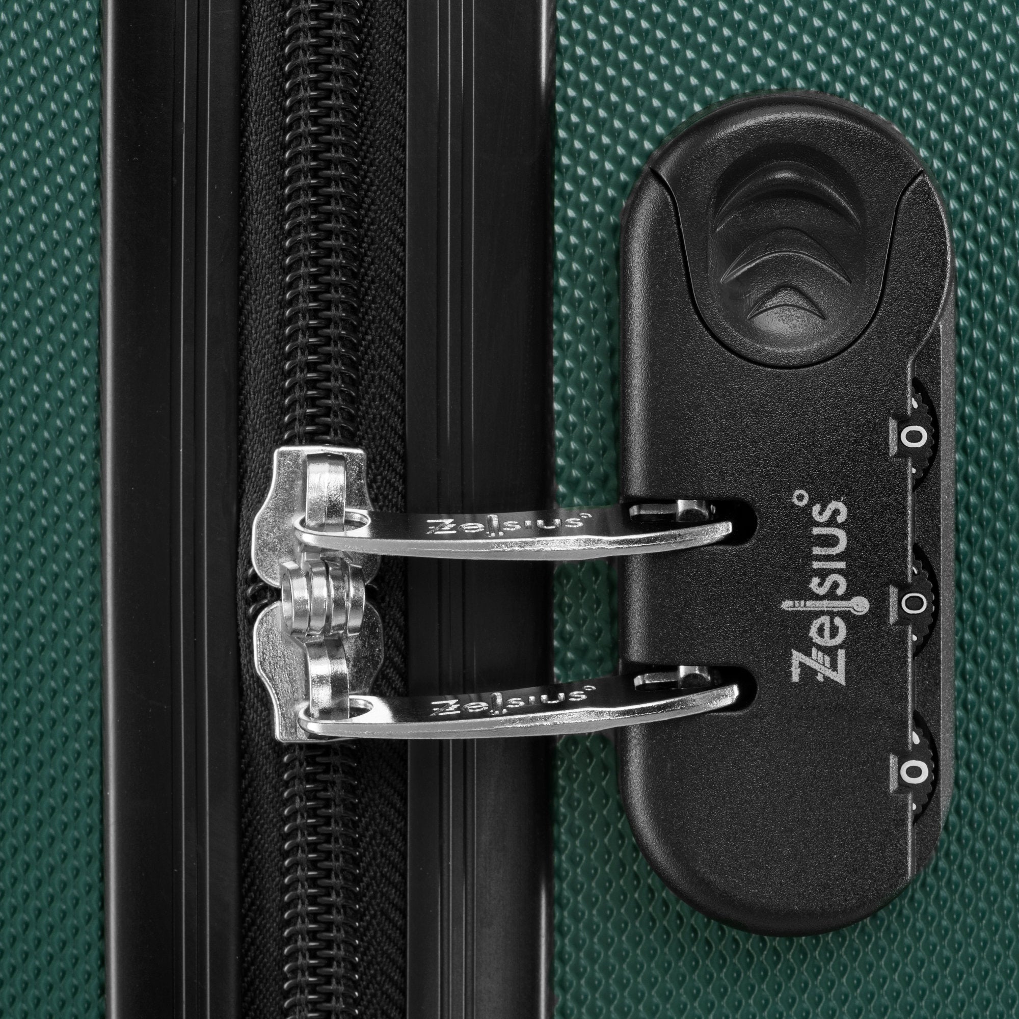 Valises rayées, lot de 4, valises de voyage en ABS, avec serrure à combinaison