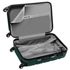 "Striped" suitcases, set of 4, ABS travel suitcases, with combination lock