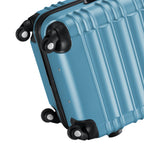 "Striped" suitcases, set of 4, ABS travel suitcases, with combination lock