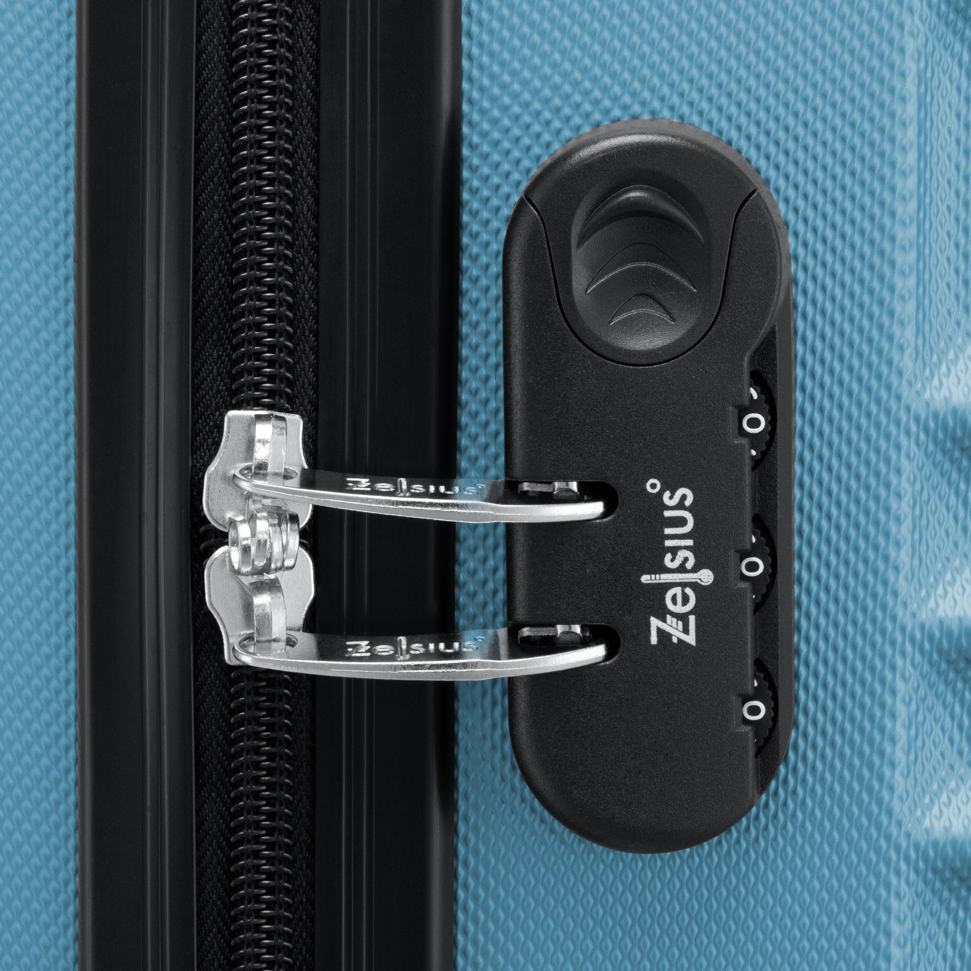 Valises rayées, lot de 4, valises de voyage en ABS, avec serrure à combinaison