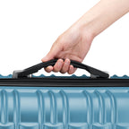 "Striped" suitcases, set of 4, ABS travel suitcases, with combination lock