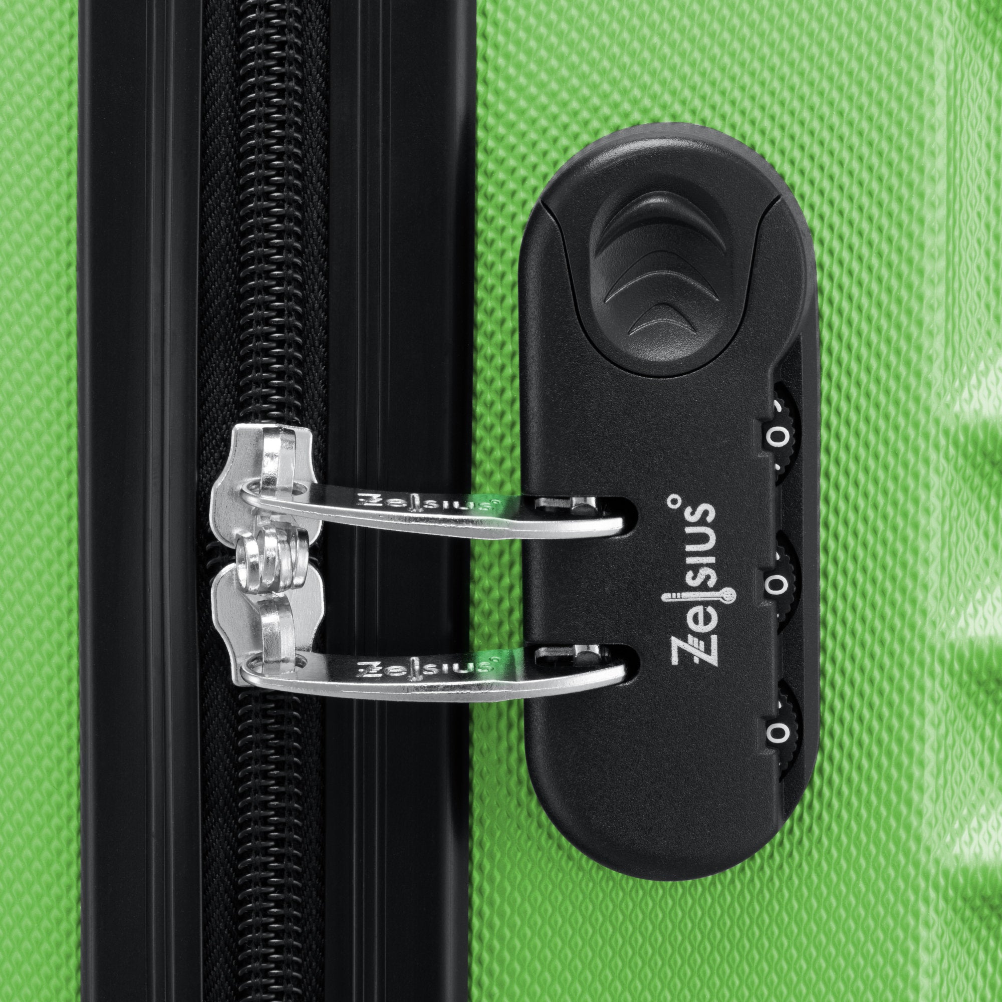 Valises rayées, lot de 4, valises de voyage en ABS, avec serrure à combinaison