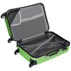 "Striped" suitcases, set of 4, ABS travel suitcases, with combination lock