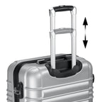 "Striped" suitcases, set of 4, ABS travel suitcases, with combination lock