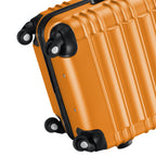 "Striped" suitcases, set of 4, ABS travel suitcases, with combination lock