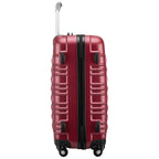 "Striped" suitcases, set of 4, ABS travel suitcases, with combination lock