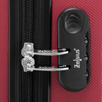 "Striped" suitcases, set of 4, ABS travel suitcases, with combination lock
