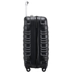 "Striped" suitcases, set of 4, ABS travel suitcases, with combination lock