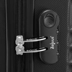 "Striped" suitcases, set of 4, ABS travel suitcases, with combination lock