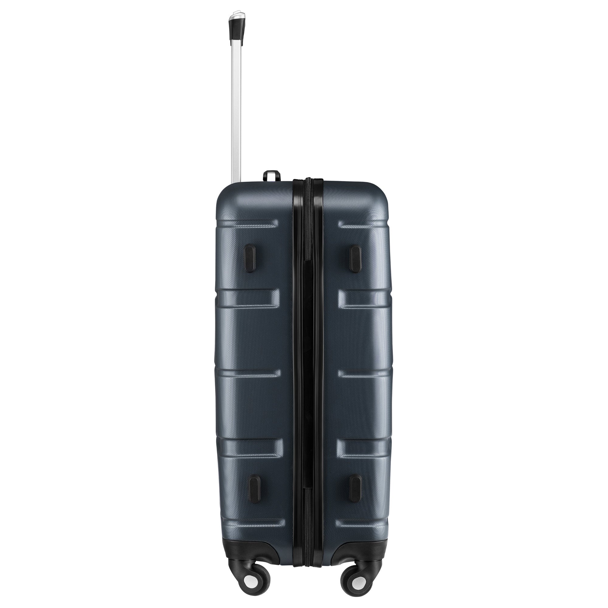 "Rillen" suitcases, set of 3, ABS travel suitcases, with combination lock