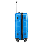 "Rillen" suitcases, set of 3, ABS travel suitcases, with combination lock
