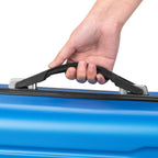 "Rillen" suitcases, set of 3, ABS travel suitcases, with combination lock