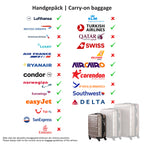 "Rillen" suitcases, set of 3, ABS travel suitcases, with combination lock