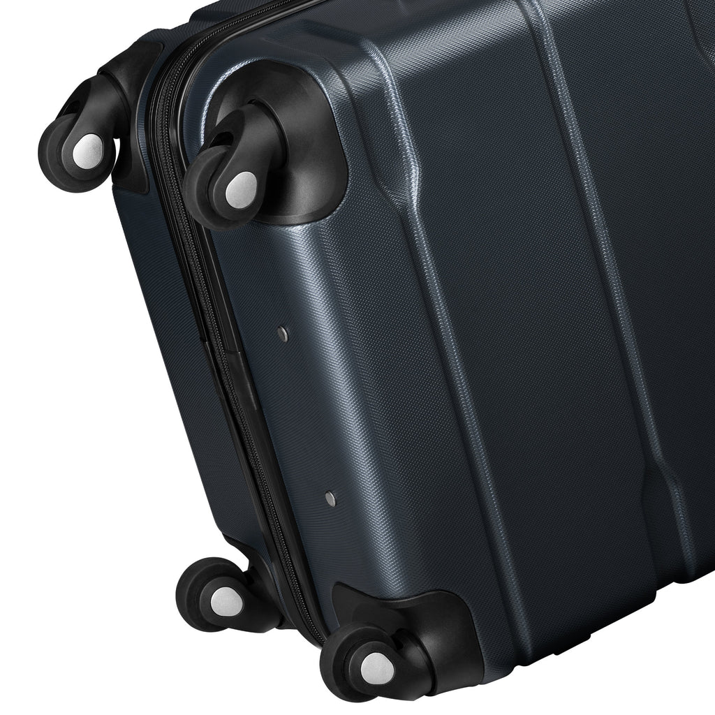 Valises « Rillen », lot de 4, valises de voyage en ABS, avec serrure à combinaison