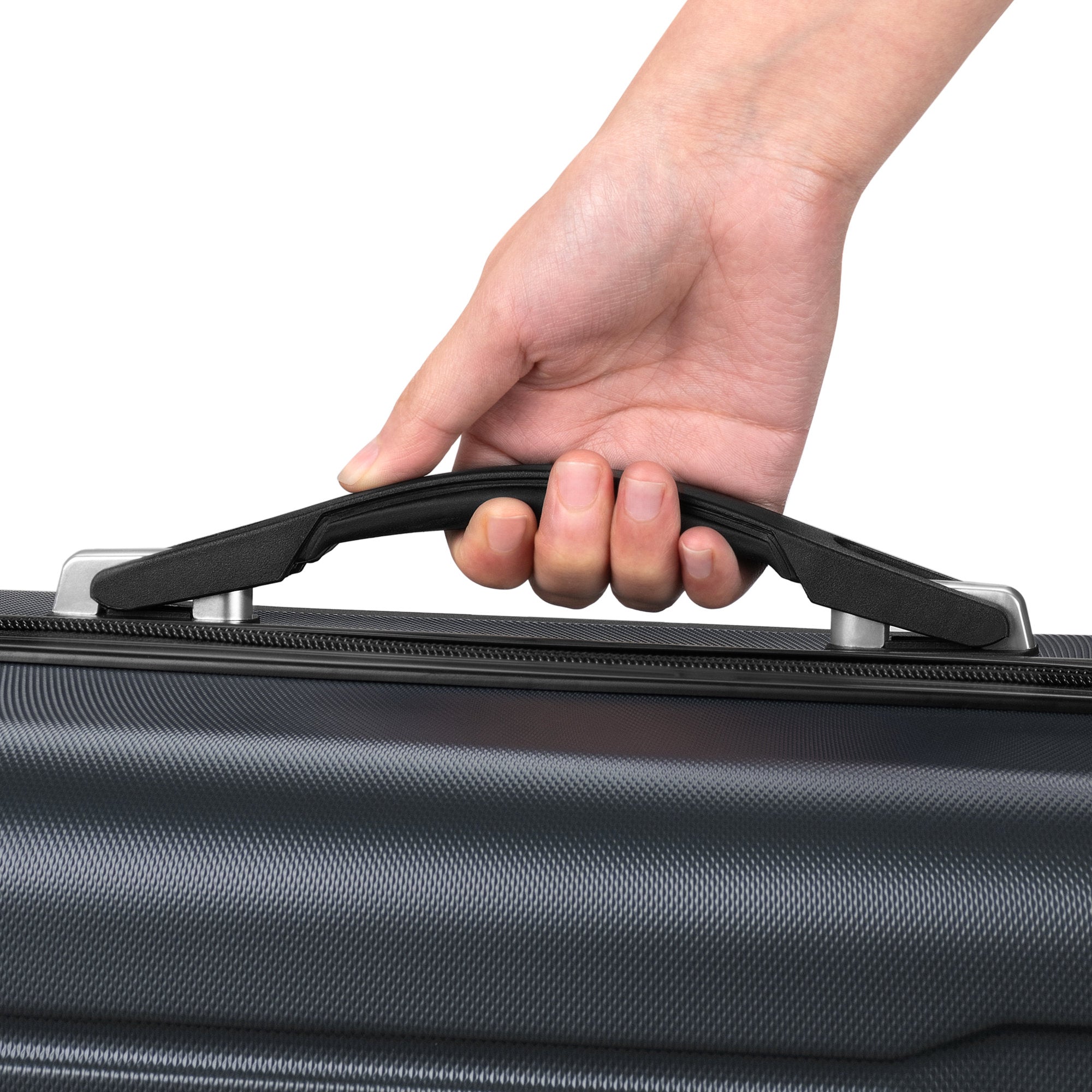 Valises « Rillen », lot de 4, valises de voyage en ABS, avec serrure à combinaison