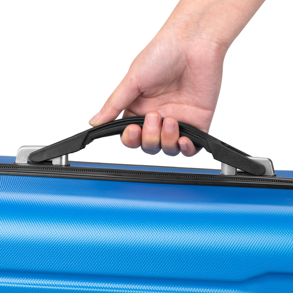 Valises « Rillen », lot de 4, valises de voyage en ABS, avec serrure à combinaison