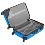 "Rillen" suitcases, set of 4, ABS travel suitcases, with combination lock