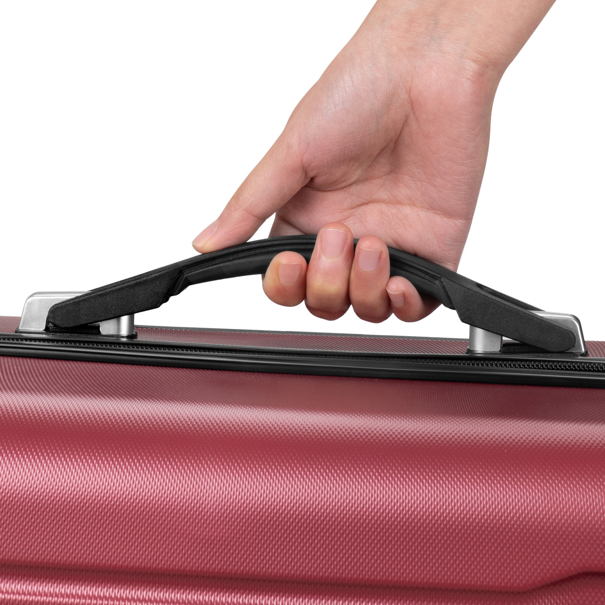 Valises « Rillen », lot de 4, valises de voyage en ABS, avec serrure à combinaison