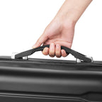 "Rillen" suitcases, set of 4, ABS travel suitcases, with combination lock