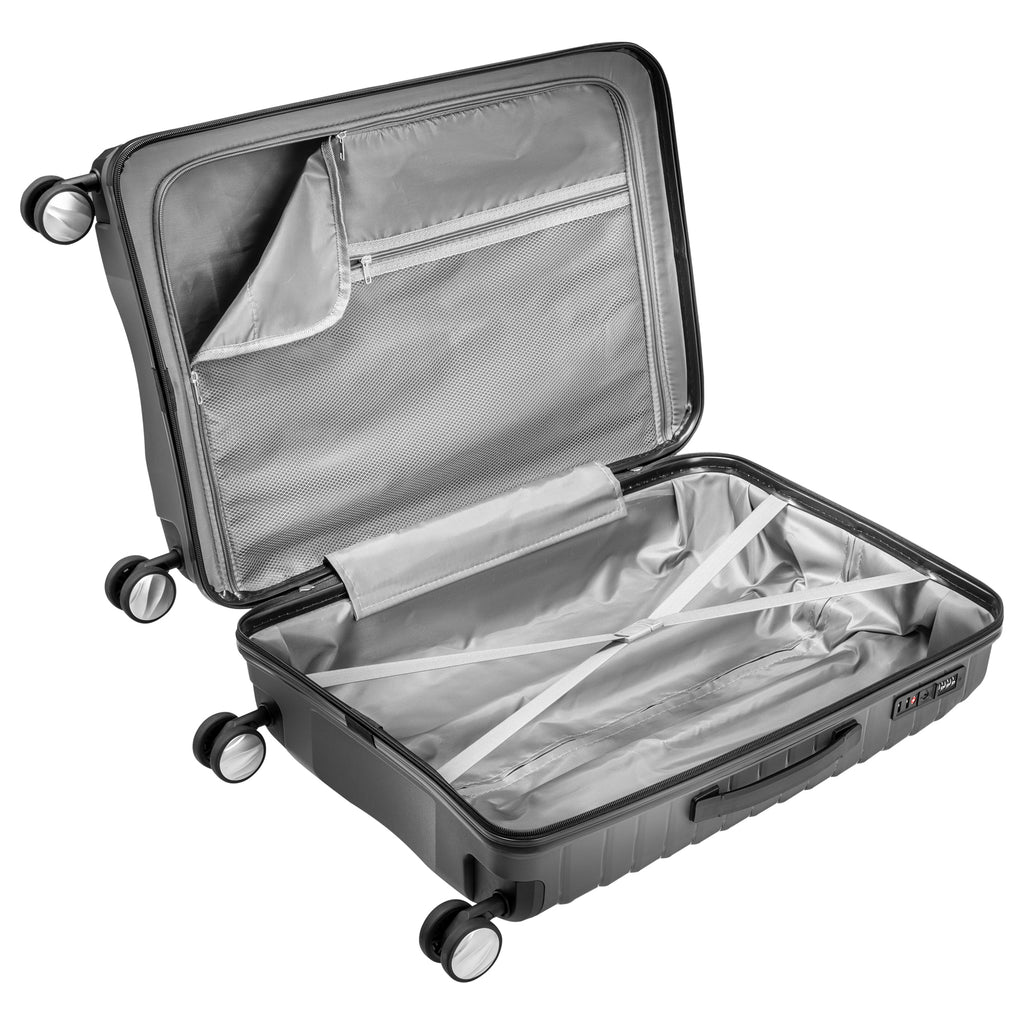 Valises « Wave », lot de 4, valises de voyage en ABS, avec serrure à combinaison