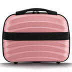 Valises « Wave », lot de 4, valises de voyage en ABS, avec serrure à combinaison