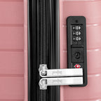 Valises « Wave », lot de 4, valises de voyage en ABS, avec serrure à combinaison
