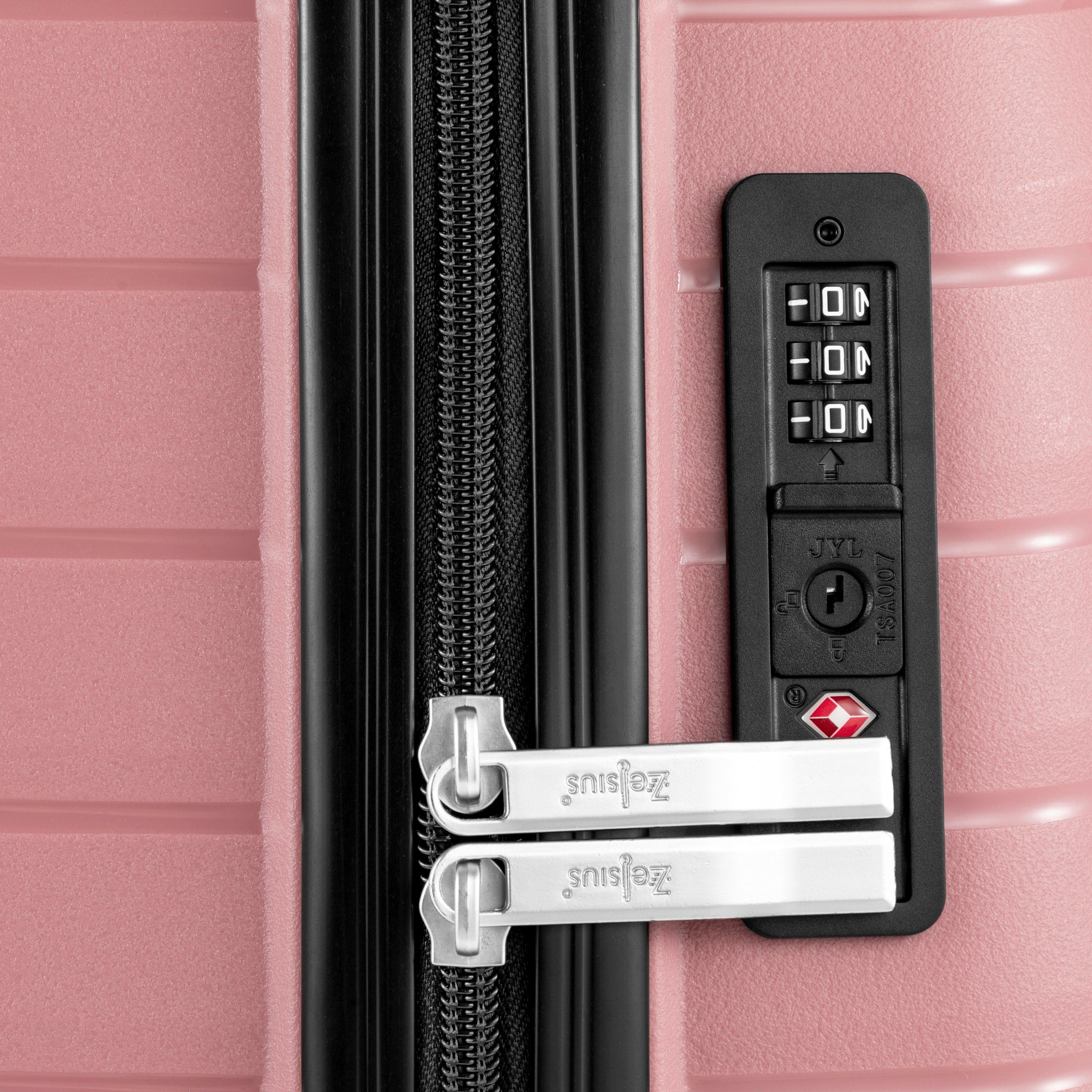 Valises « Wave », lot de 4, valises de voyage en ABS, avec serrure à combinaison