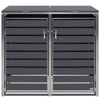 Boîte de rangement pour poubelles, lot de 3, anthracite RAL 7016
