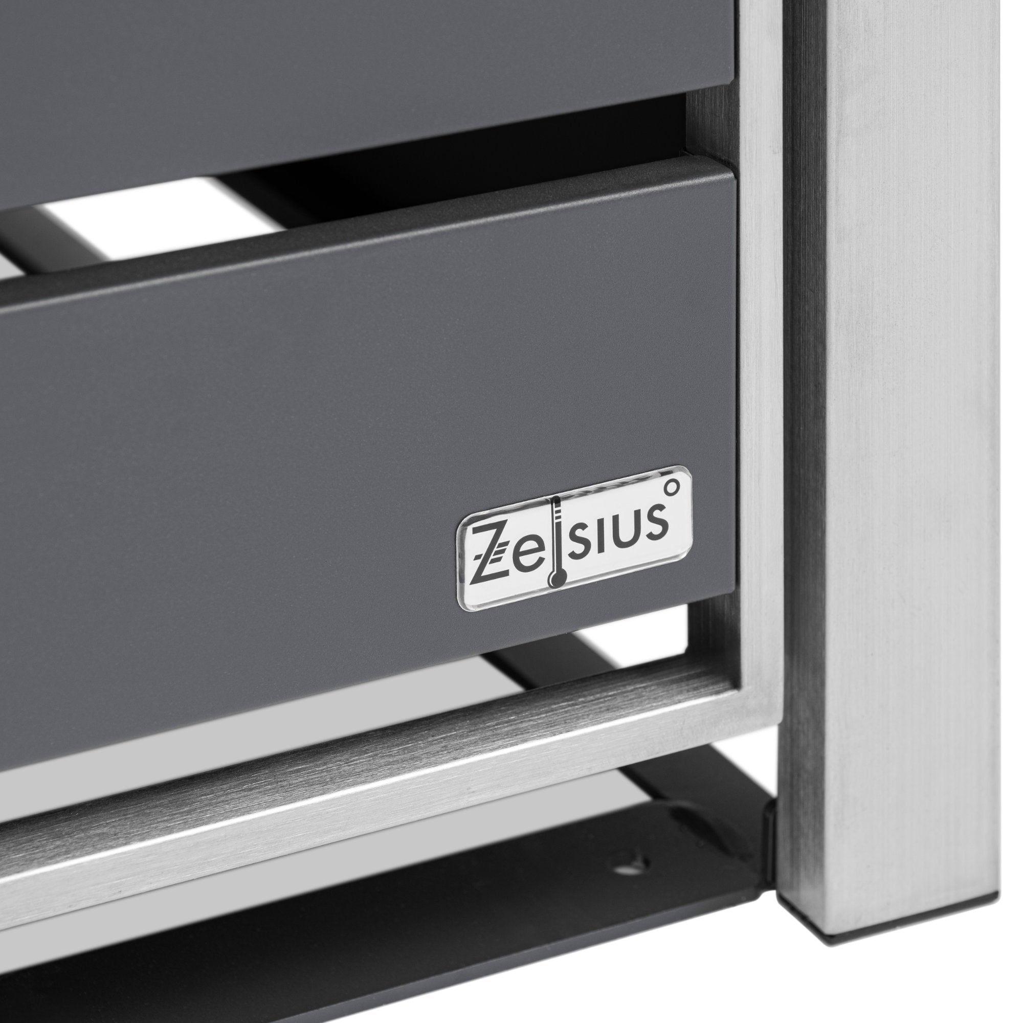 Mülltonnenbox, 2er Set, Anthrazit RAL 7016