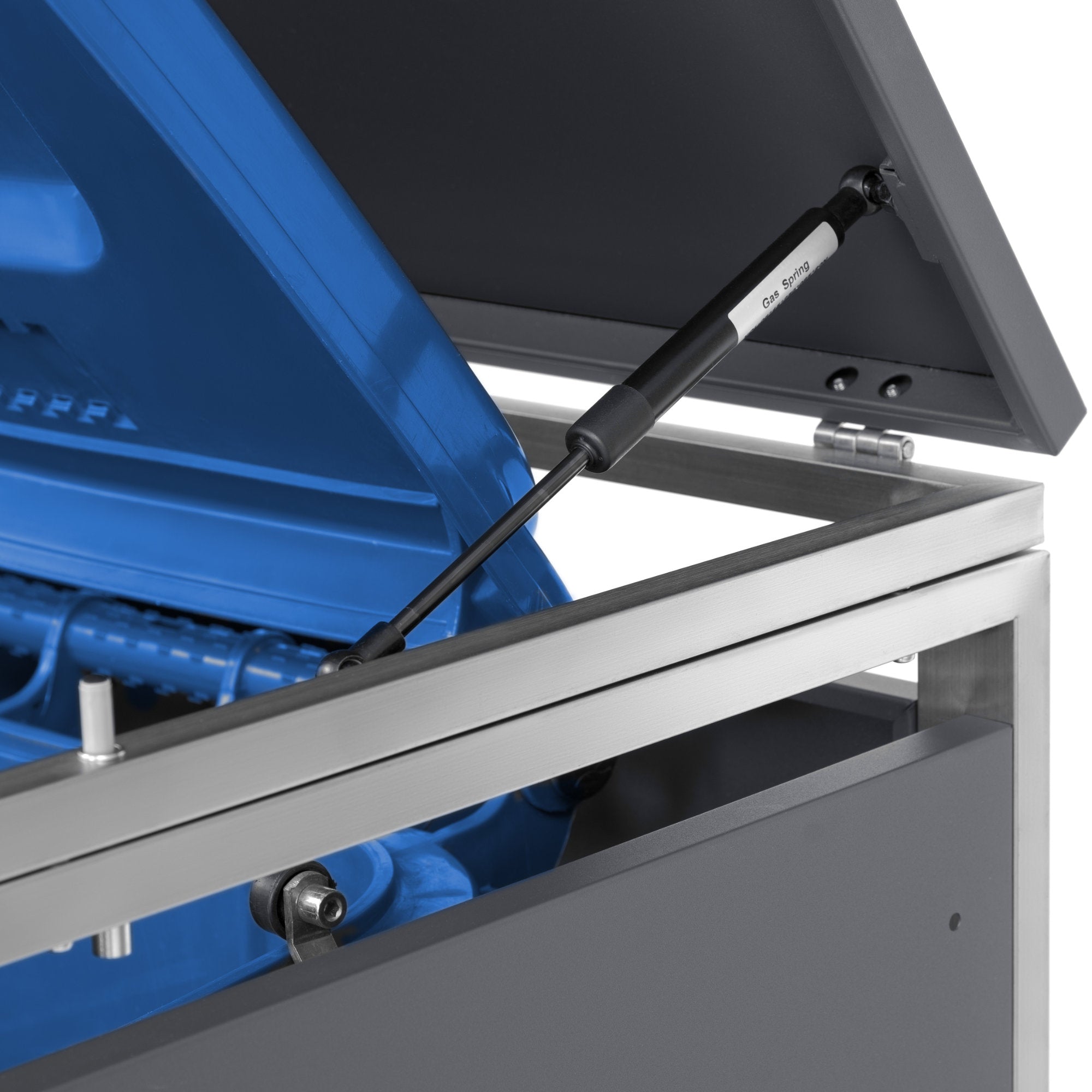 Garbage can enclosure, anthracite RAL 7016