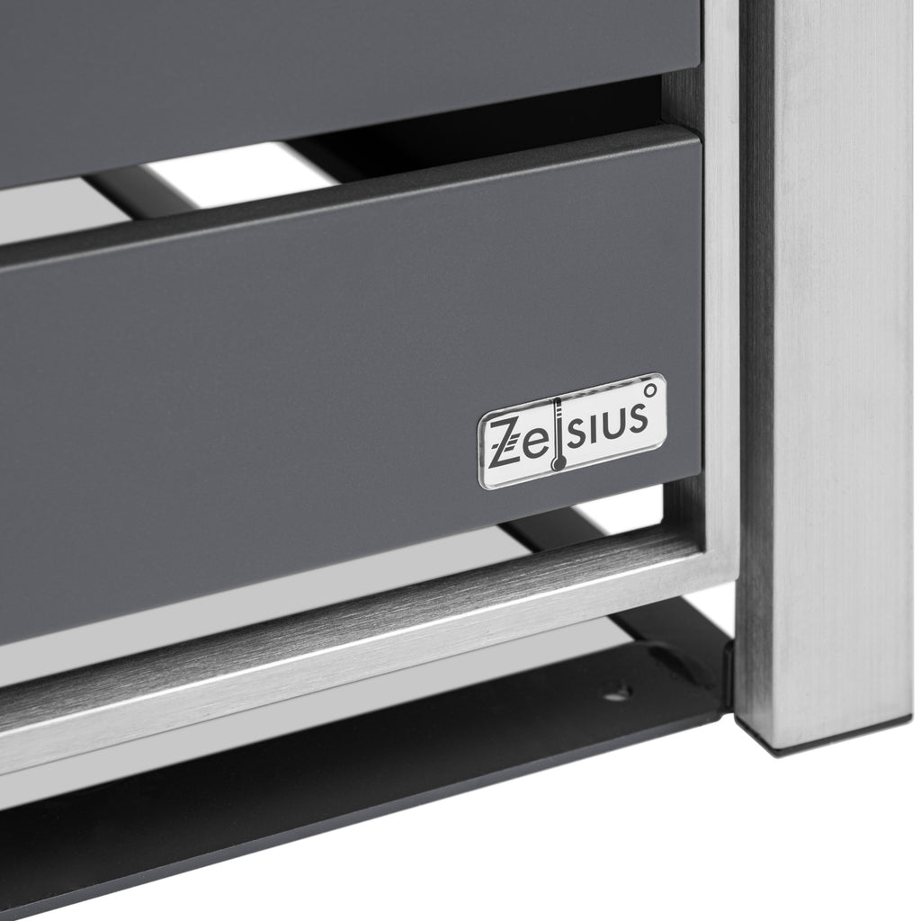 Garbage can enclosure, anthracite RAL 7016