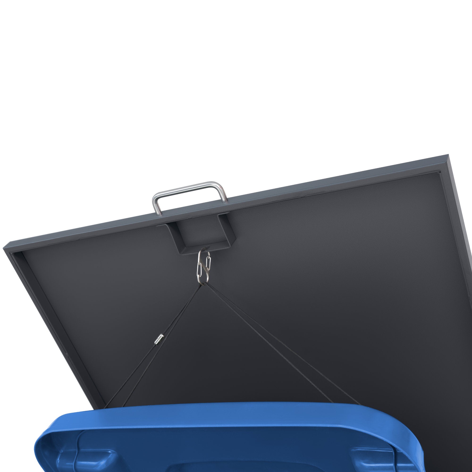 Garbage can enclosure, anthracite RAL 7016