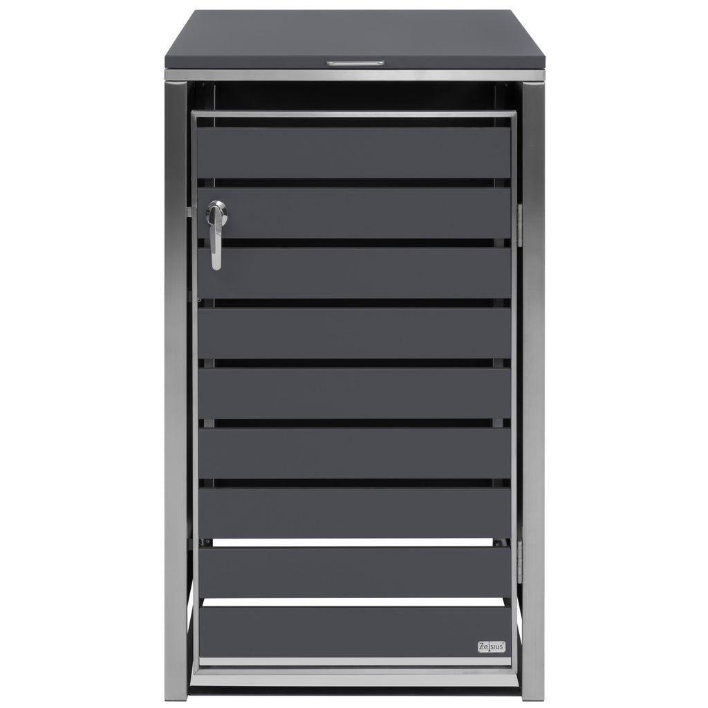 Boîte de rangement pour poubelles, lot de 3, anthracite RAL 7016