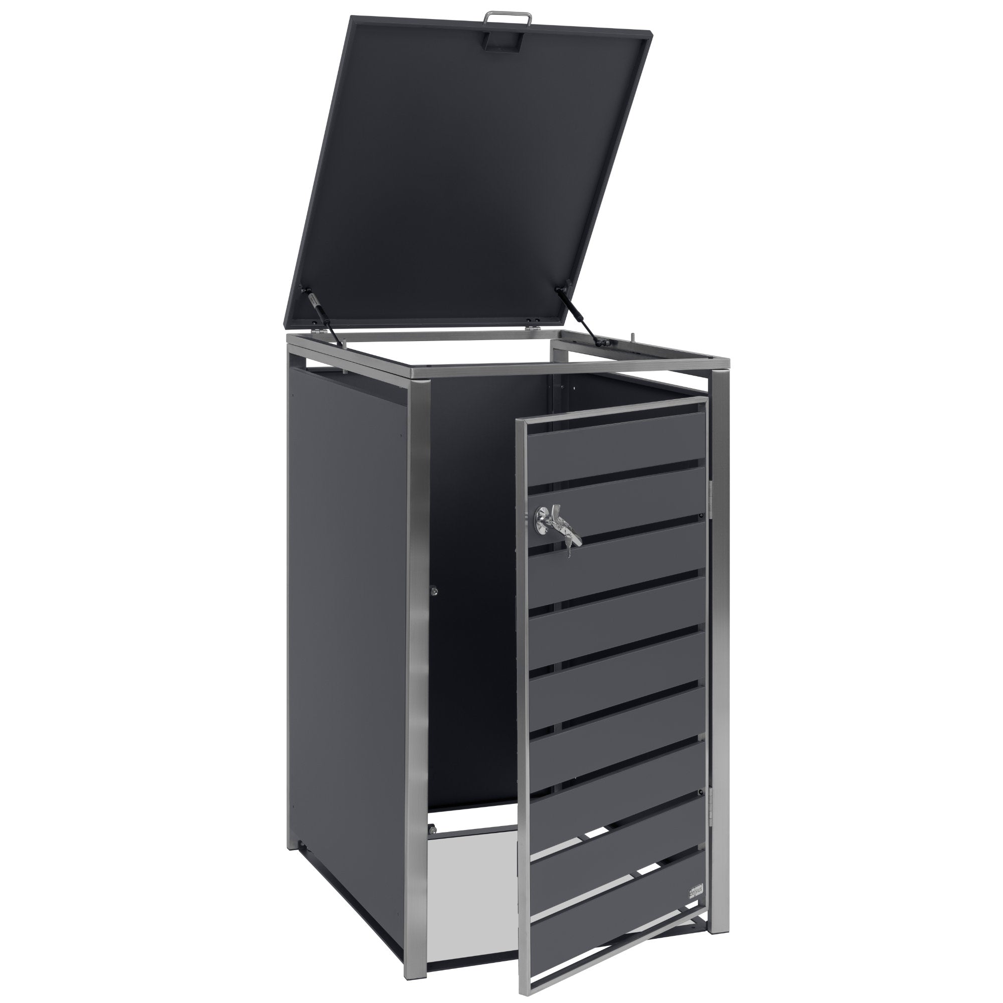 Boîte de rangement pour poubelles, lot de 3, anthracite RAL 7016