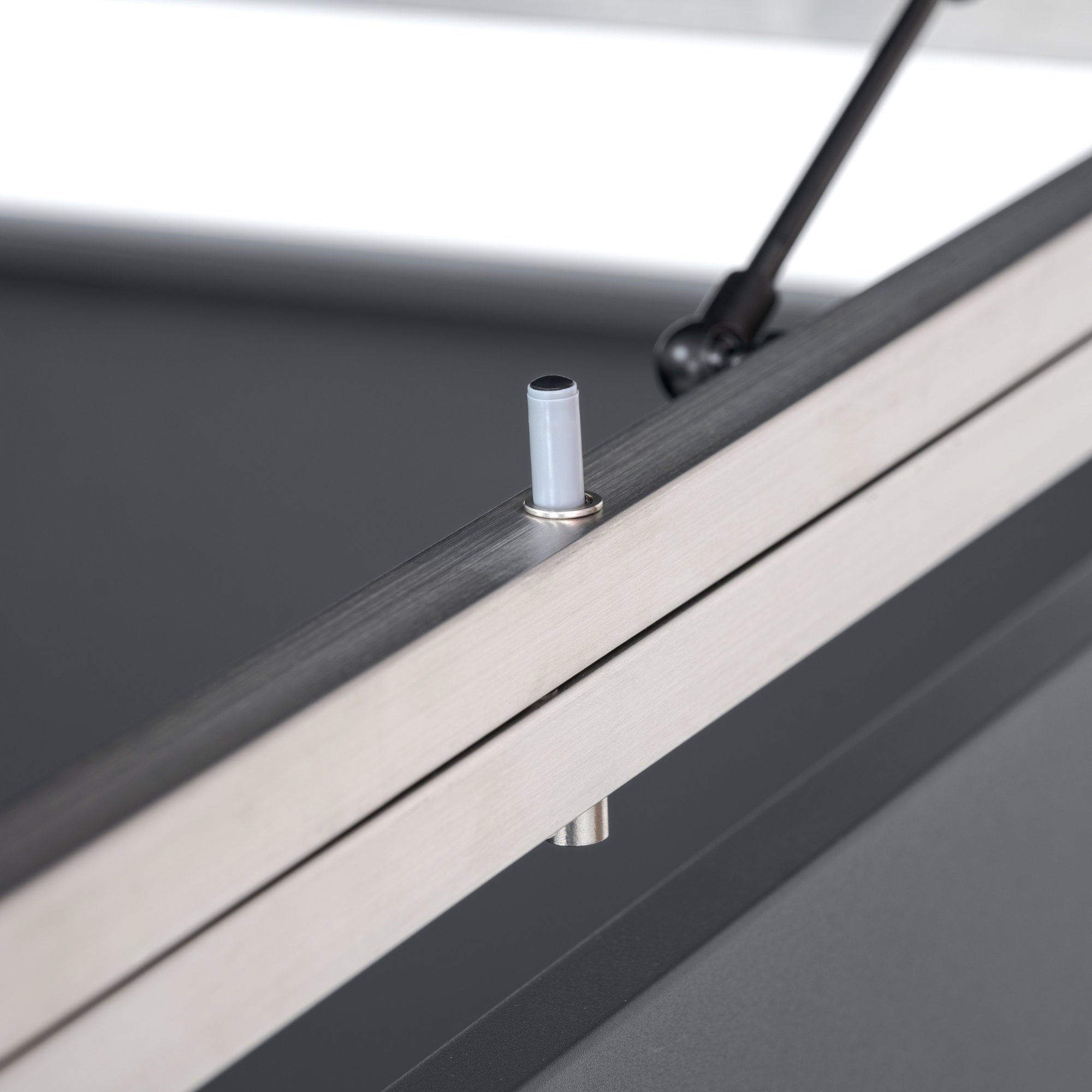 Garbage can enclosure, anthracite RAL 7016