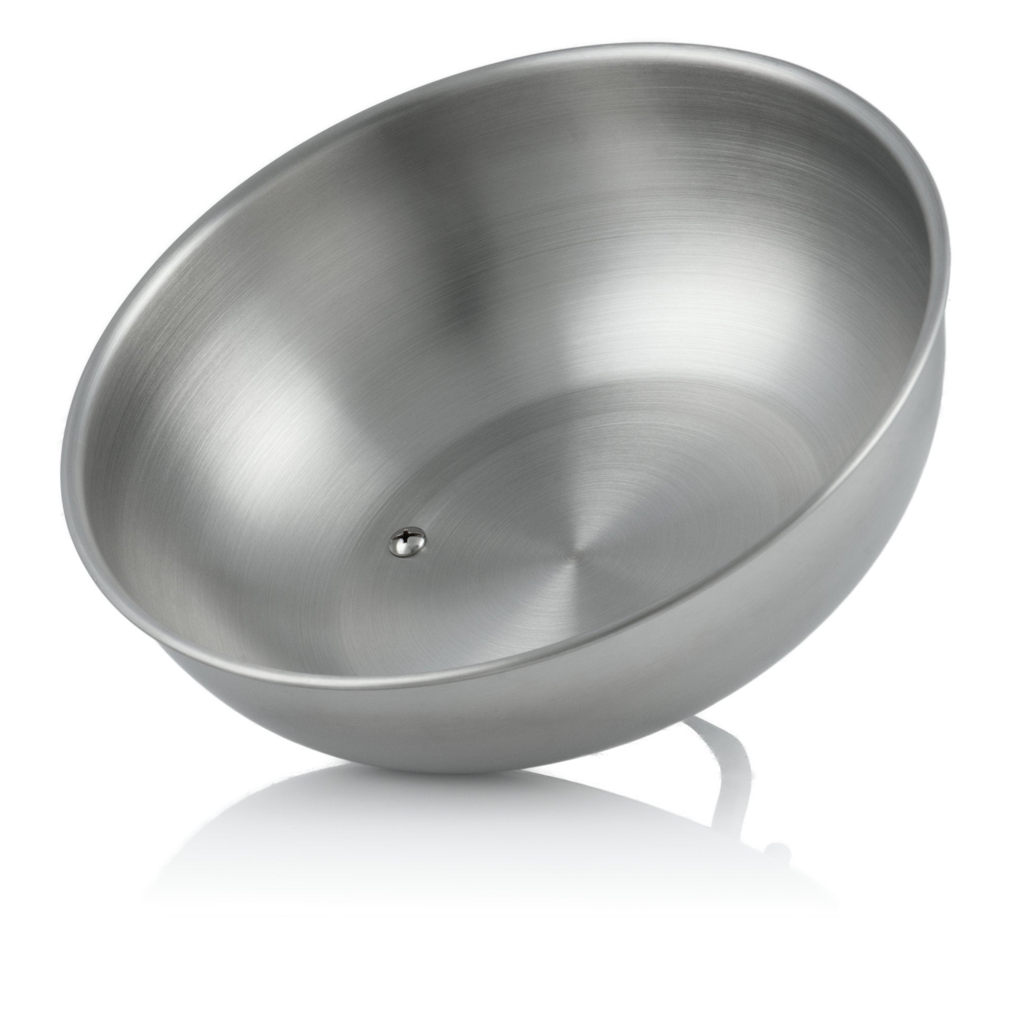 Dôme chauffant, Ø 23 cm, acier inoxydable, poignée ronde