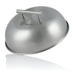 Dôme chauffant, Ø 23 cm, acier inoxydable, poignée angulaire