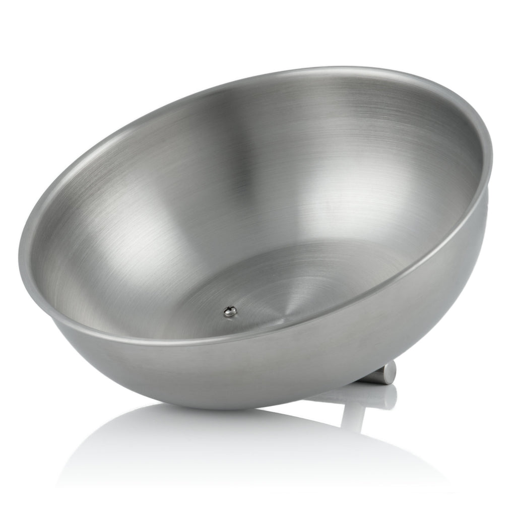 Dôme chauffant, Ø 23 cm, acier inoxydable, poignée angulaire